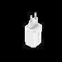 Helmet Wall Charger GaN 2*Type-C 45W 6A, White