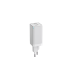 Helmet Wall Charger GaN 1*USB-A+2*Type-C 65W 6A, White