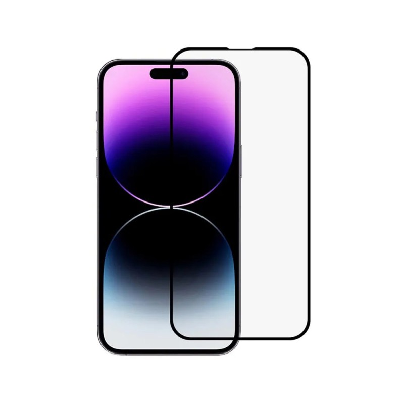 Helmet Diamond Glass 5D iPhone 14 Pro Max, Black Helmet Diamond Glass 5D iPhone 14 Pro Max, Black