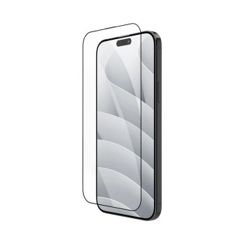 Helmet Diamond Glass 5D iPhone 15, Black