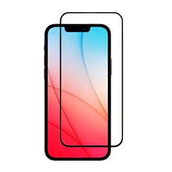 Helmet Diamond Glass 5D iPhone 16E/14/13/13 Pro, Black