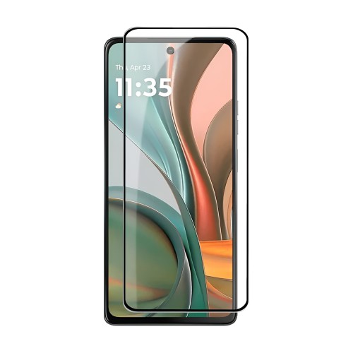 Helmet Diamond Glass 5D Motorola G75, Black