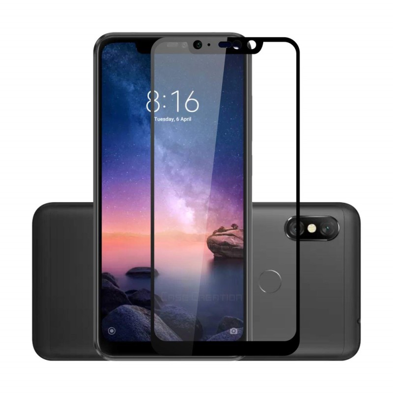 Helmet Diamond Glass 4D Xiaomi Redmi Note 6 Pro, Black