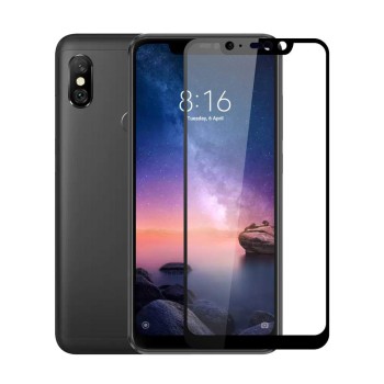 Helmet Diamond Glass 4D Xiaomi Redmi Note 6 Pro, Black