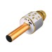 Helmet HANDHELD KTV Portable Karaoke-Speaker Microphone, Gold