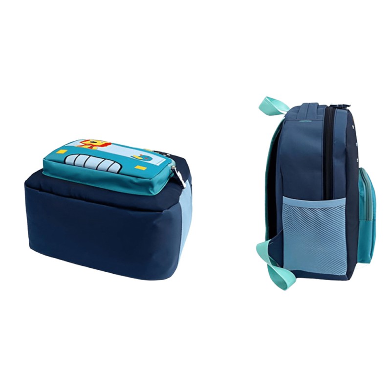 Kids Backpack Blue Lion