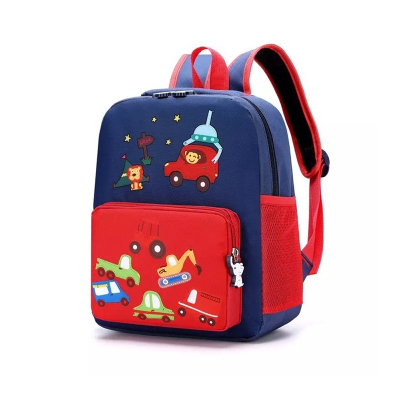 Kids Backpack Red Car