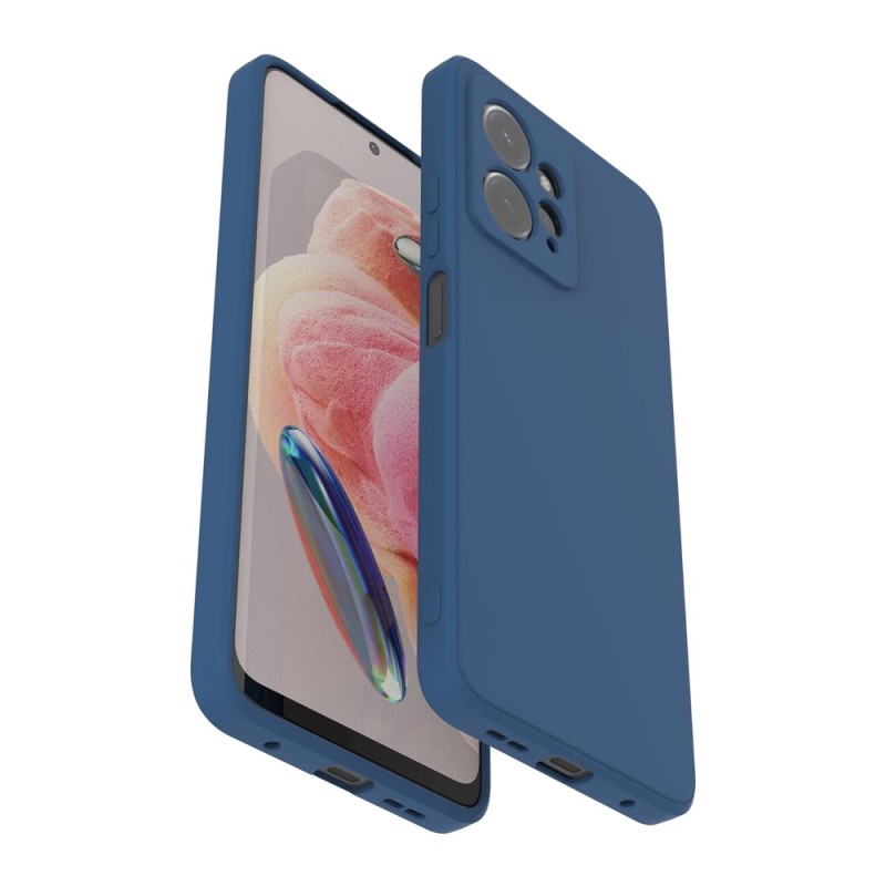 Helmet Case Liquid Silicone Redmi Note 12 4G, Blue