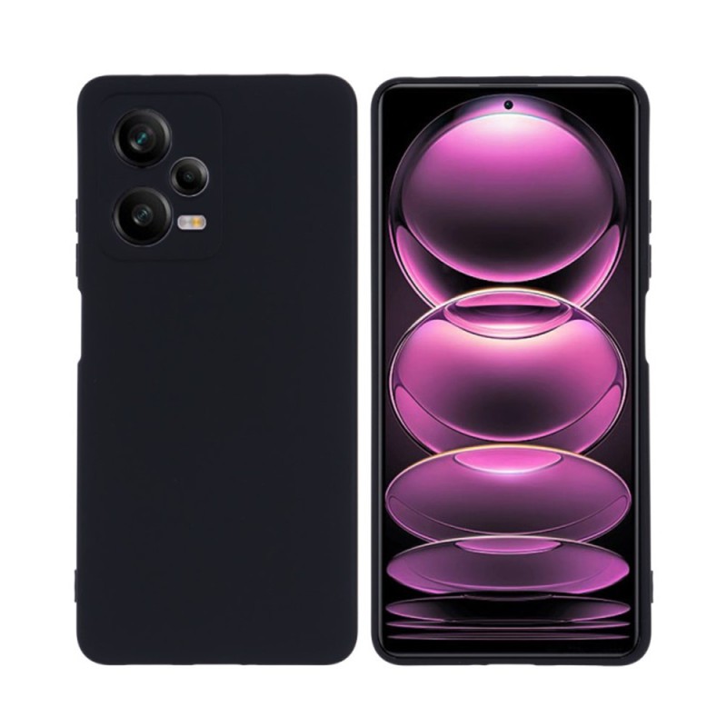 Helmet Case Liquid Silicone Redmi Note 12 Pro 5G, Black