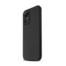 Helmet Case Liquid Silicone Redmi Note 12S 4G, Black