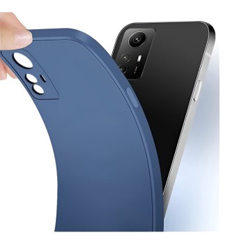Helmet Case Liquid Silicone Redmi Note 12S 4G, Blue