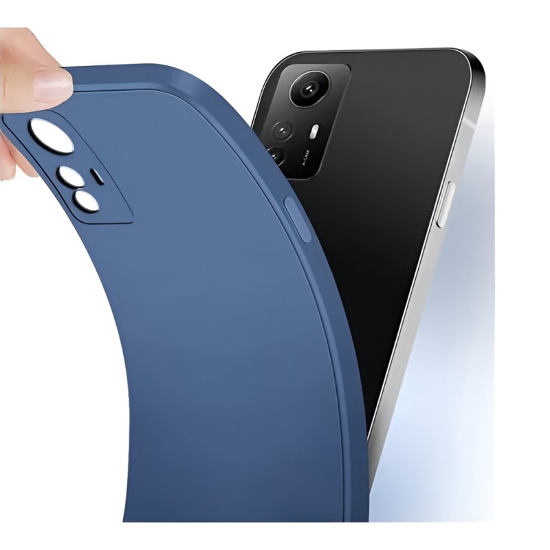 Helmet Case Liquid Silicone Redmi Note 12S 4G, Blue