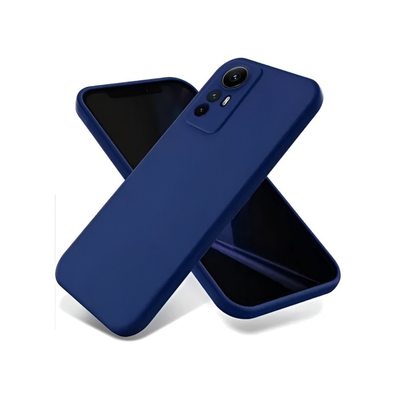 Helmet Case Liquid Silicone Redmi Note 12S 4G, Blue