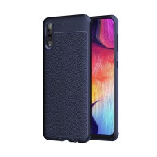 Helmet Case Leather Texture Samsung A50S, Blue