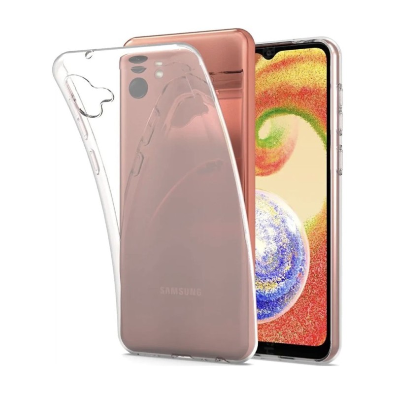 Helmet Case TPU Soft Samsung A04E, Clear