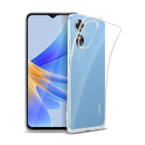 Helmet Case TPU Soft Oppo A17, Clear
