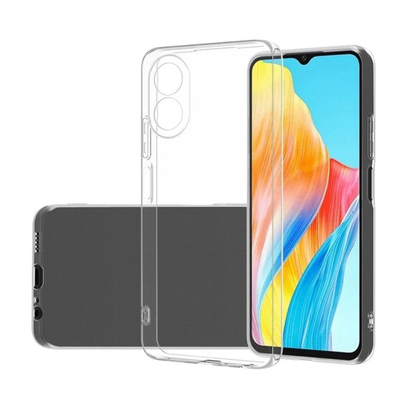 Helmet Case TPU Soft Oppo A38, Clear