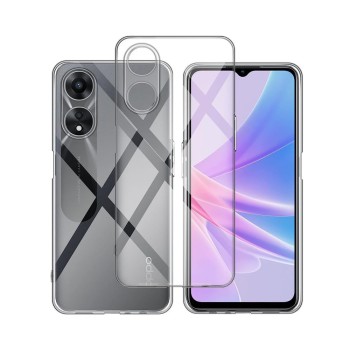 Helmet Case TPU Soft Oppo A58, Clear