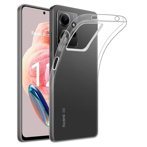 Helmet Case TPU Soft Redmi Note 12 4G, Clear