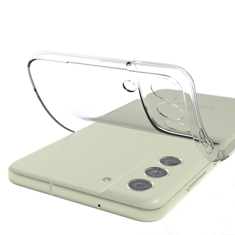 Helmet Case TPU Soft Samsung S21FE, Clear