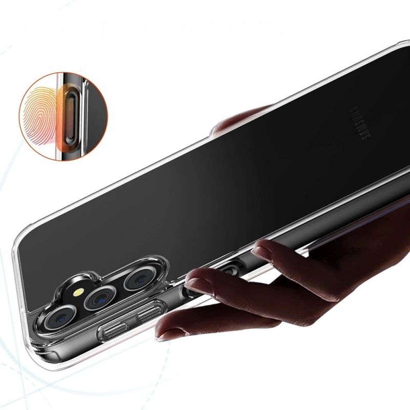 Helmet Case TPU Soft Samsung A24, Clear