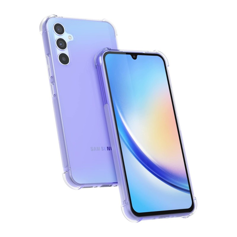 Helmet Case TPU Soft Samsung A34, Clear