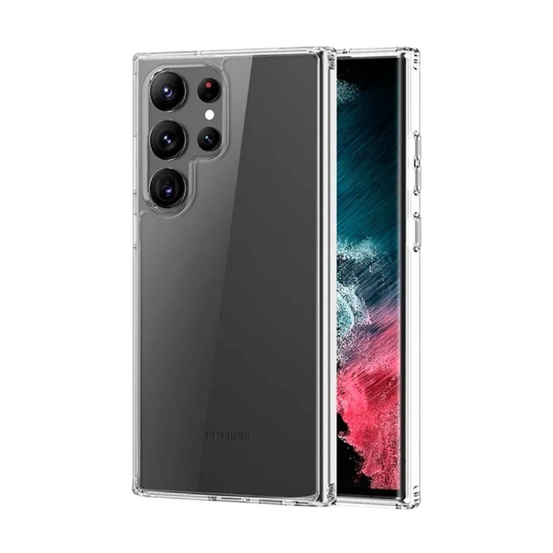 Helmet Case TPU Soft Samsung S23 Ultra, Clear