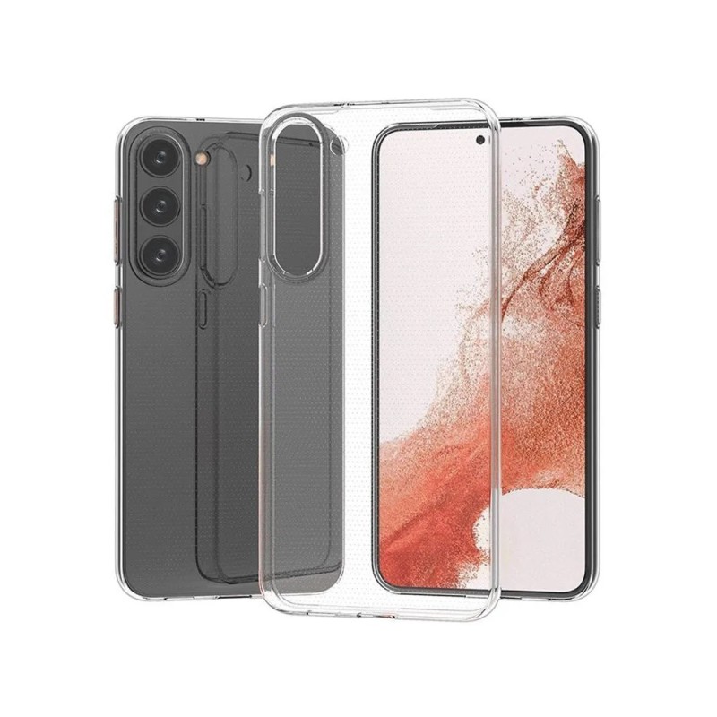 Helmet Case TPU Soft Samsung S23, Clear