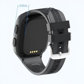 Helmet Smart Kids Watch 4G-LT31, Black