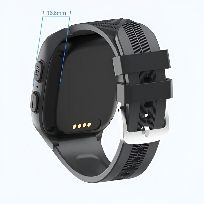 Helmet Smart Kids Watch 4G-LT31, Black