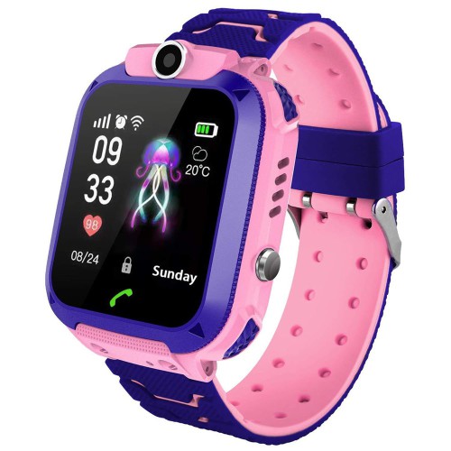 Helmet Smart Kids Watch 2G-TD27, Pink