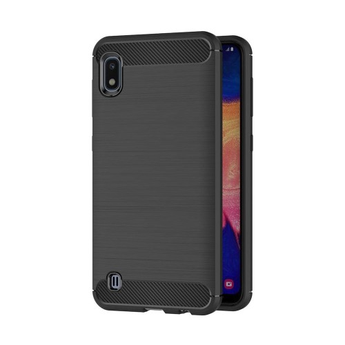 Helmet Case Carbon Samsung A10, Black