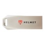 Helmet USB Drive 3.2 Metal Line 256 GB, Silver