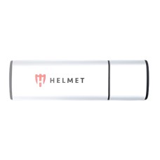 Helmet USB Drive 2.0 Basic Line 16 GB, Silver