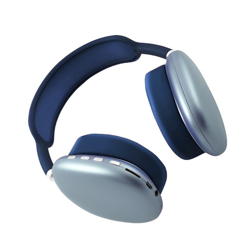 Replica Airpods MAX On-Ear Headphones Bluetooth P9, Blue