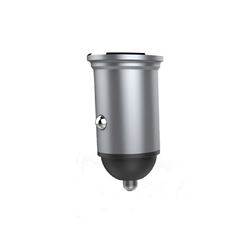 Helmet Car Charger 2xUSB 2.4A, Grey