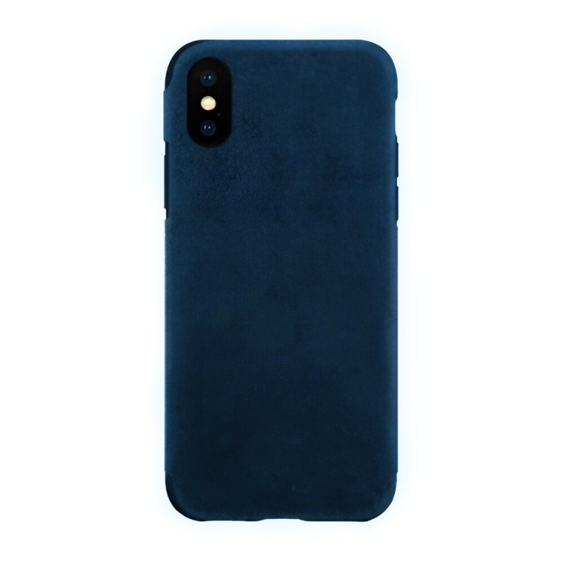 Helmet Case Alcantara Xiaomi Mi A2 Lite, Blue