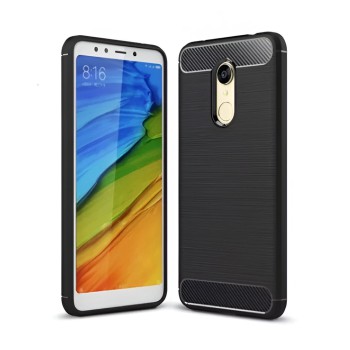 Helmet Case Carbon Xiaomi Redmi 5 Plus, Black
