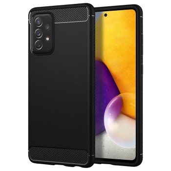 Helmet Case Carbon Samsung A72, Black