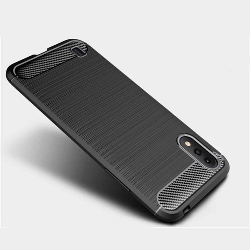 Helmet Case Carbon Samsung A01, Black