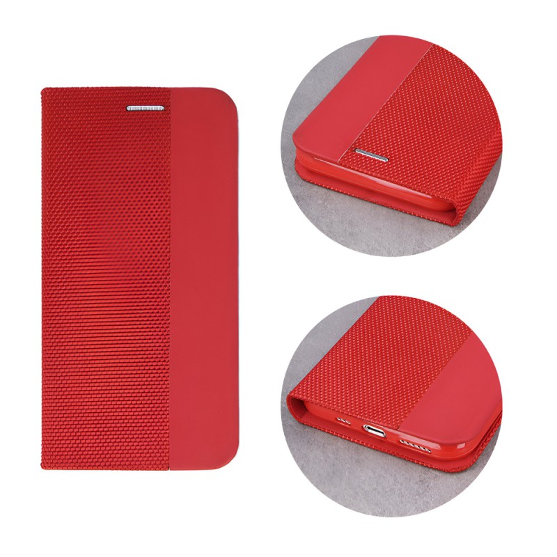 Helmet Case Shell Flip Nylon Samsung A31, Red
