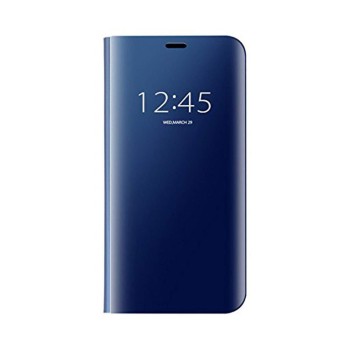 Helmet Case Mirror Flip Samsung A10, Dark Blue