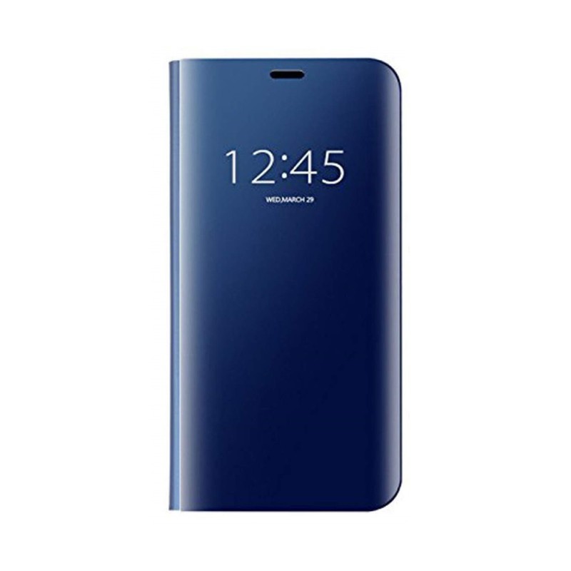 Helmet Case Mirror Flip Samsung A10, Dark Blue