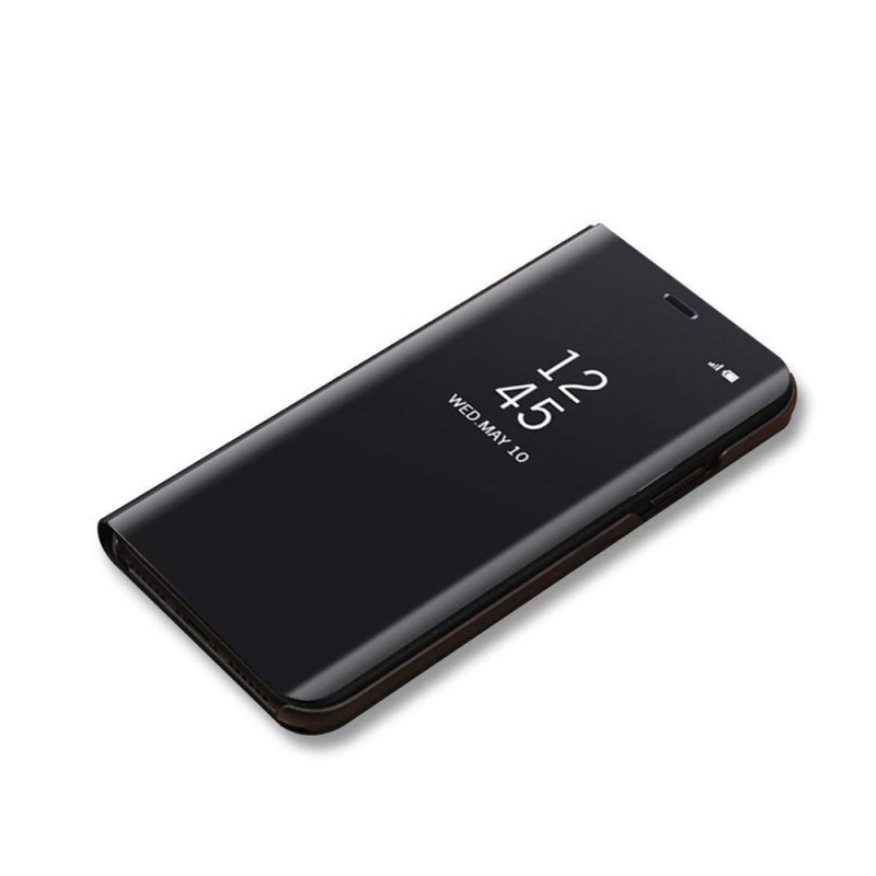 Helmet Case Mirror Flip Samsung A9(2018), Black