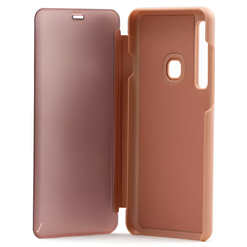 Helmet Case Mirror Flip Samsung A9(2018), Pink