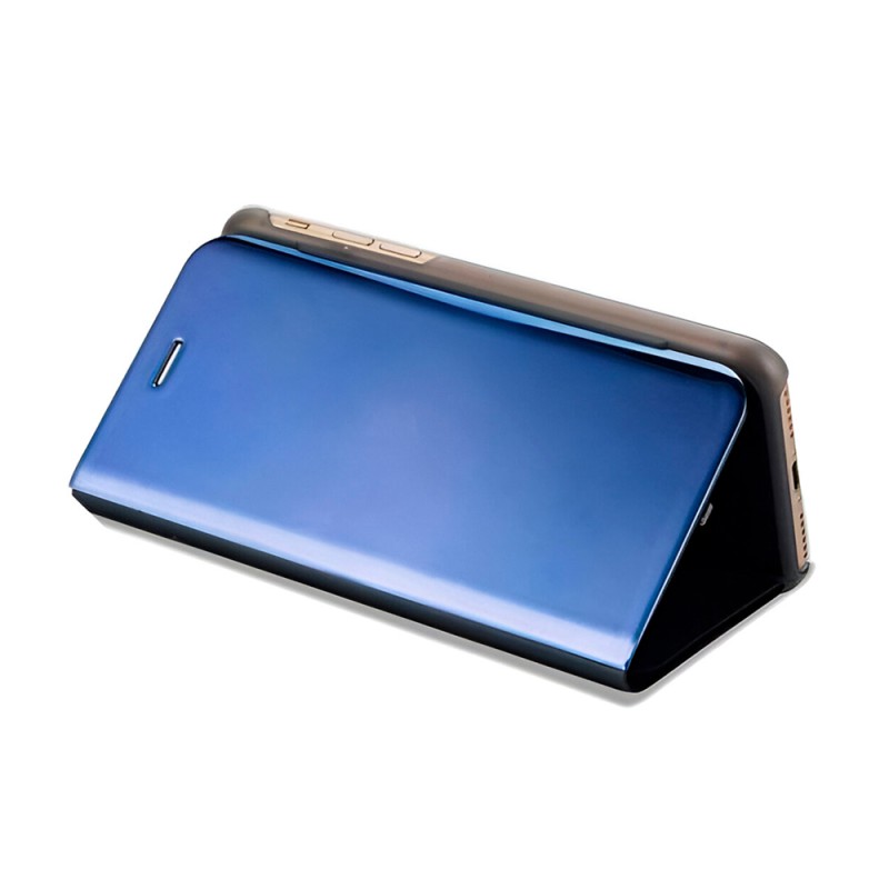 Helmet Case Mirror Flip Samsung J6 Plus, Dark Blue