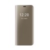 Helmet Case Mirror Flip Samsung J6 Plus, Gold