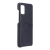 Helmet Case with Pocket Leather Samsung A41, Black