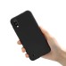 Helmet Case Liquid Silicone Samsung A01, Black