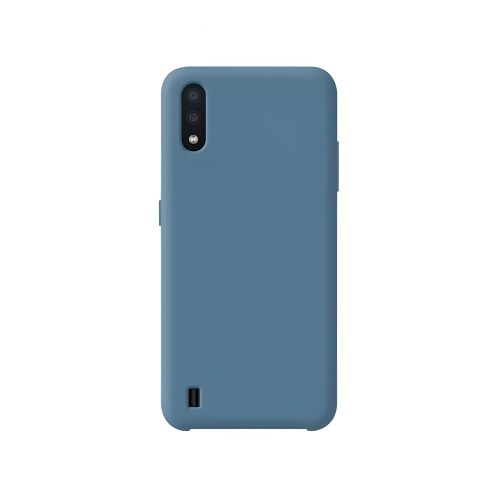 Helmet Case Liquid Silicone Samsung A01, Blue